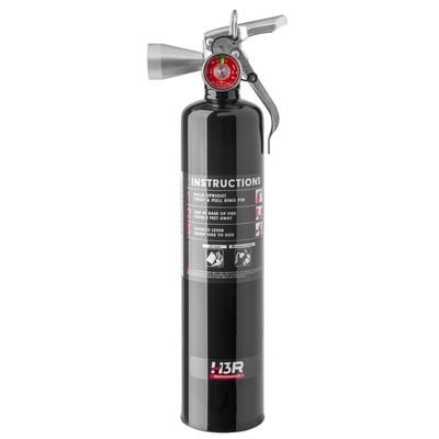 H3R Performance HalGuard 2.5 lb. Clean Agent Fire Extinguisher (Black) - HG250B